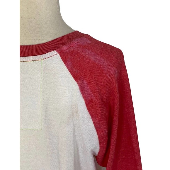 Aviator Nation SUPER RARE CALIFORNIA IS FOR LOVERS Raglan Sleeve T Shirt Top L - Picture 9 of 13